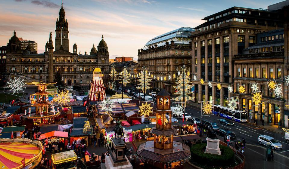 Glasgow Central Station Skyline Apartment With Parking Pokoj fotografie